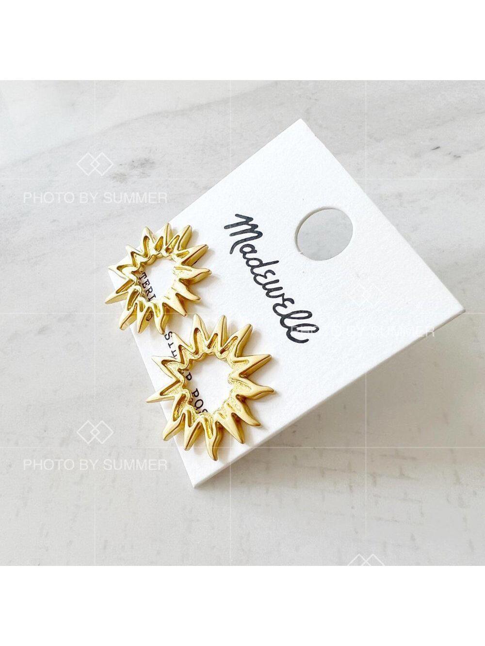 Madewell Sunburst Stud Earrings - Picture 2 of 5